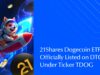 Dogecoin ETF Pops Up on DTCC with Ticker TDOG