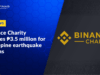 Binance Charity Pledges ₱3.5 Million For Philippine Earthquake Victims