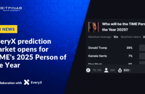 EveryX Prediction Market Opens on TIME Person of the Year 2025