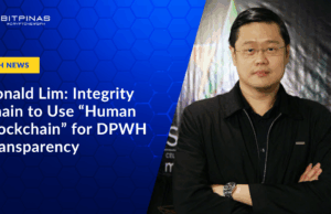 Donald Lim: Integrity Chain to Use “Human Blockchain” for DPWH Transparency