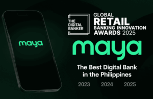 For Three Consecutive Years: Maya Bags ‘Best Digital Bank’ Award