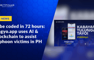 Vibe Coded in 72 Hours: Bagyo.app Uses AI and Blockchain to Assist Filipinos During Typhoon