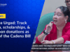 Senate Urged: Track Ayuda, Scholarships, and Typhoon Donations as part of the Cadena Bill