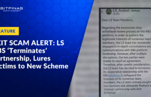 EXIT SCAM ALERT: LS KBS ‘Terminates’ Partnership, Lures Victims with Trapped Money to New ‘AUX’ Exchange Scheme