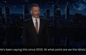 Jimmy Kimmel has a brutal analogy for Trump’s healthcare plan