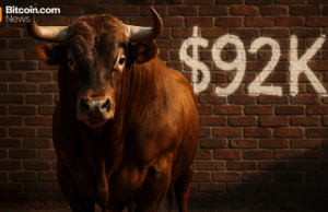 Bitcoin Price Watch: Bulls Stumble as $92K Barrier Holds Firm