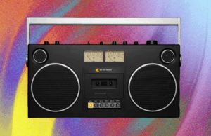 We Are Rewind GB-001 Cassette Boombox: Old-School Stylish