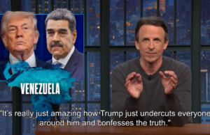Seth Meyers shares theory on why Trump attacked Venezuela