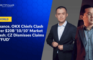 Binance, OKX Chiefs Clash Over $20B ‘10/10’ Market Crash; CZ Dismisses Claims as ‘FUD’
