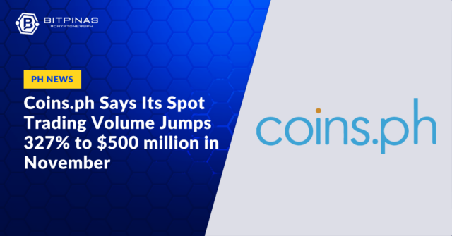 Coins.ph Says Its Spot Trading Volume Jumps 327% to $500 million in November