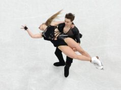 An ice dance duo skated to AI music at the Olympics