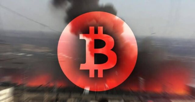 Bitcoin tumbles after Israel launches strike on Iran, triggering $100M in longs liquidated in 15 minutes