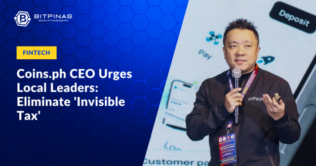 Coins.ph CEO Urges Local Leaders: Eliminate ‘Invisible Tax’