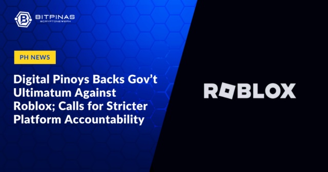 Advocacy and Lobby Group Digital Pinoys Backs Gov’t Ultimatum Against Roblox; Calls for Stricter Platform Accountability