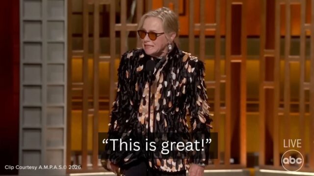 Oscars 2026: Watch Amy Madigan’s joyous speech