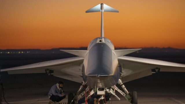 Watch NASA’s experimental supersonic jet land early after system warning