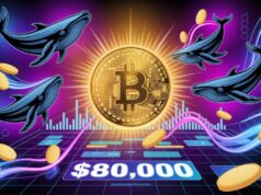 Bitcoin Price Targets $80,000 as 30-Day Whale Buys Hit 13-Year High?