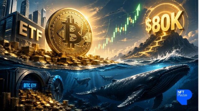 Smart money bet 1.9B on Bitcoin. Will whales see Bitcoin at $80K soon?