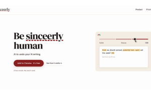 Sinceerly is an AI tool to ‘un-AI’ your writing