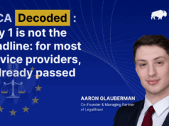 July 1 Is Not the Deadline. For Most Service Providers, It Already Passed – Legal Bitcoin News