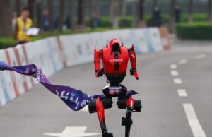 A Humanoid Robot Set a Half-Marathon Record in China