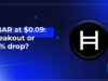 HBAR Price Prediction: Trapped at $0.09 – June Breakout or 30% Collapse?