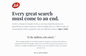 No more Jeeves: Ask.com officially shuttered