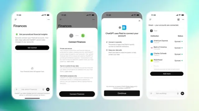 OpenAI announces personal finance tools in ChatGPT for power users